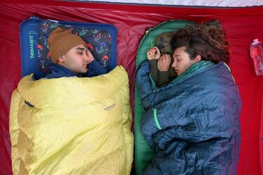 Therm-a-Rest Basecamp: самонадувна туристична каремат, WingLock, 183x51 см, блакитний (X-Large)