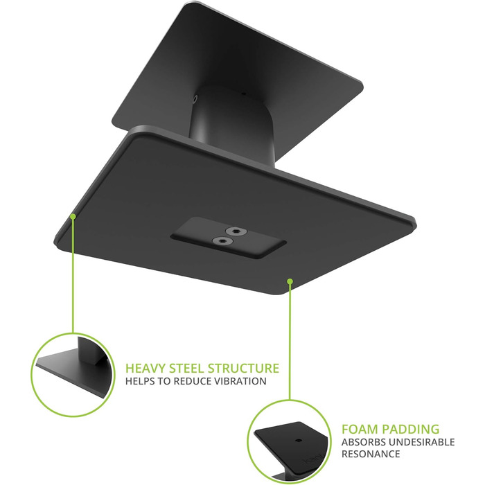 Підставки для акустичних систем Kanto SP6HD | 183 см | Для полочкові колонок та студійних моніторів | Обертання | Приховані кабелі