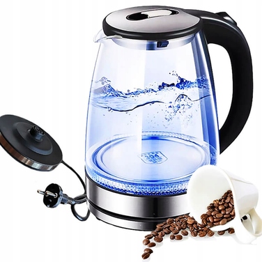 Електричний чайник Concept RK4150, 2200 Вт, 1,7 л, сріблястий/сірий