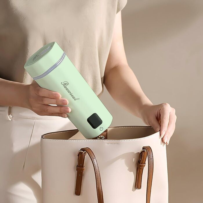 Електричний чайник Glas Elektrisch Wasserkocher 0,6L 500W з регулюванням температури 40-75°C, таймером, сенсорним керуванням, BPA-free, компактний для дому/кемпінгу, підходить для чаю/кави, білий (Grün Pro)