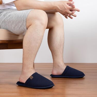 Чоловічі домашні тапочки RockDove LiteStep з вафельної в'язки, розмір 44/45.5 EU, темно-синій