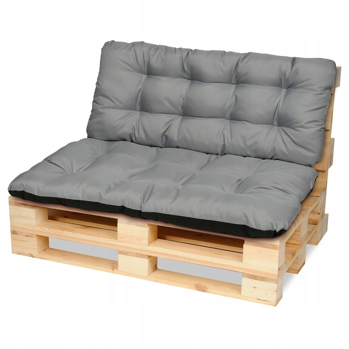 Подушка Superkissen24, 120 x 80 x 10 см, сіра