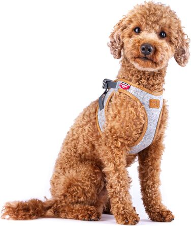 Шлейка для собак Alpine Curli Clasp Vest Harness Light Gray S