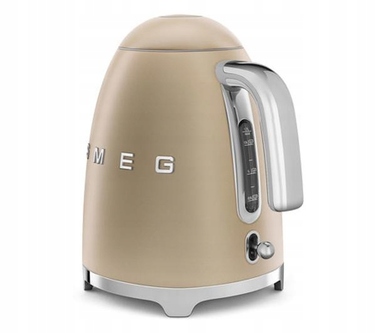 Електричний чайник Smeg KLF03CHMEU, 2400 Вт, 1,7 л, жовтий/золотий
