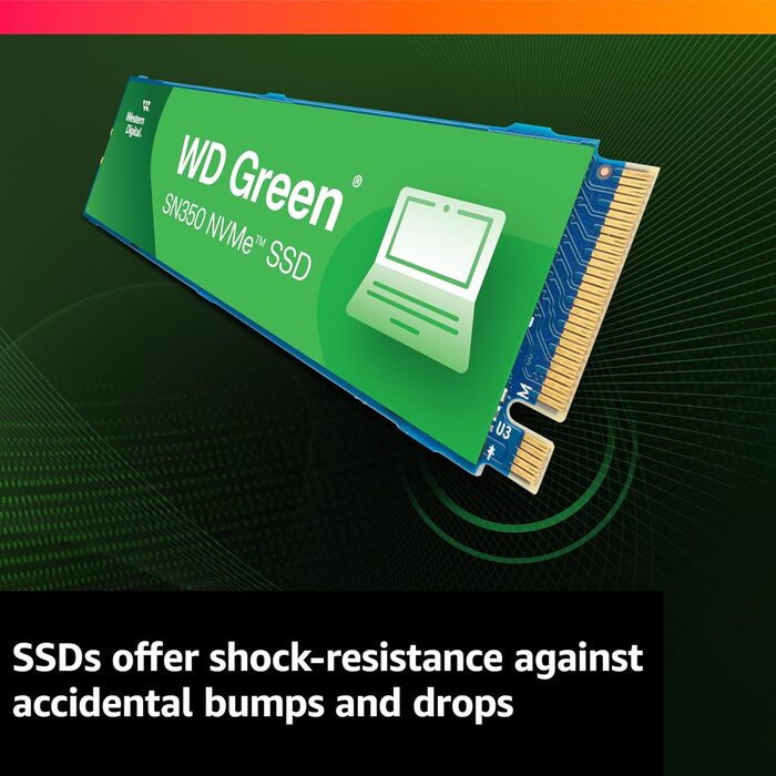 WD Green SN350 1TB NVMe SSD: Швидкий Gen3 PCIe накопичувач M.2 2280
