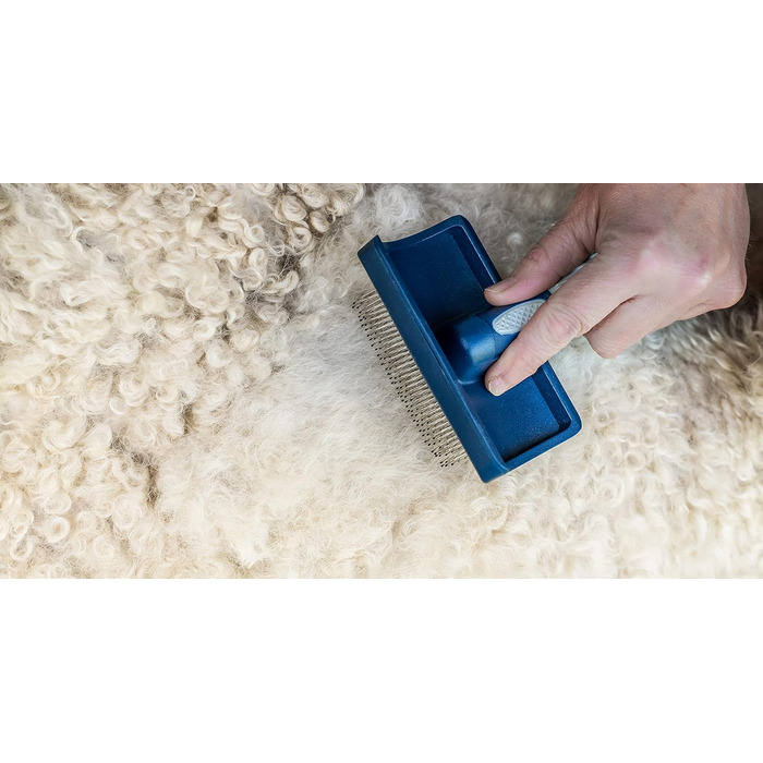 Щітка Mikki Slicker для вирівнювання шерсті собак та цуценят, для пуделів та їх схрещень (Cockapoo, Labradoodle, Cavapoo, Maltipoo, Golden Doodle)