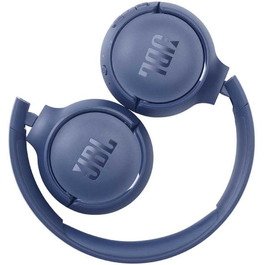 Навушники JBL Tune 510 BT Bluetooth – бездротові, складні, з функцією гучного зв'язку, сумісні зі голосовими асистентами, до 40 годин роботи (блакитні)