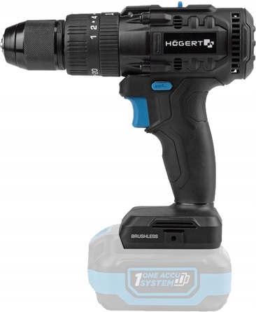 Акумуляторний шуруповерт Hoegert Technik 18 V HT2E223-B24