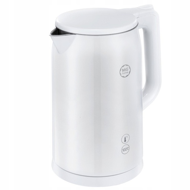 Електричний чайник MG Home DK24005w, 2200 Вт, 1,7 л, білий