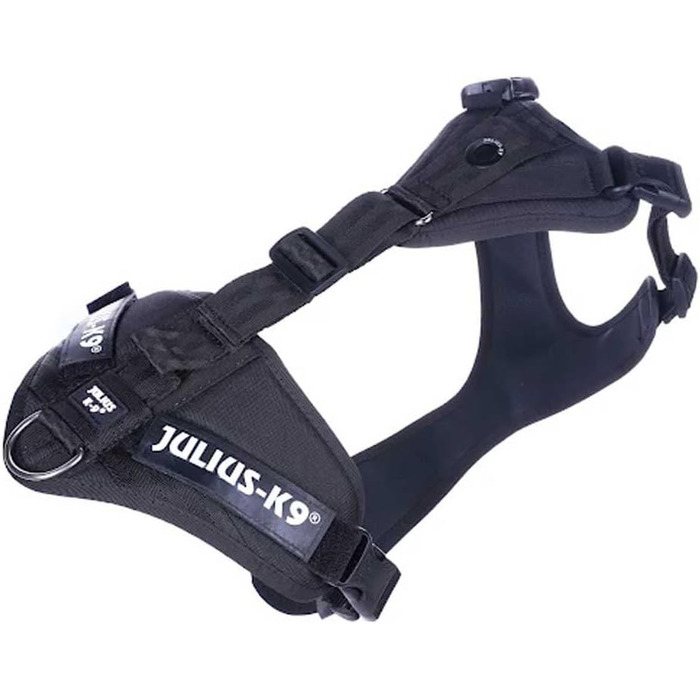 Нашийник для дрессури собак Juliu-K9 Mantrailing 19MTR чорний з неоновим контуром (M)