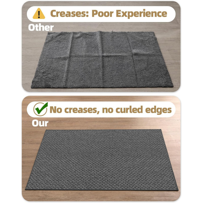 Тонкий килимок для входу COLOR&GEOMETRY, протибрудний та протиковзкий килим у передпокій, вологостійкий підкладник для дверей