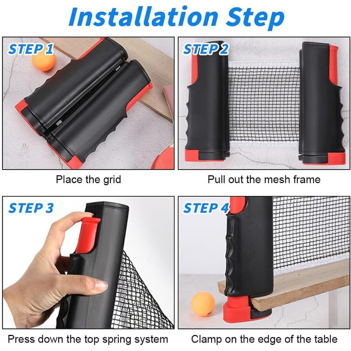 Набір для настільного тенісу Flintronic: 2 ракетки + 3 м'ячі, з чохлом. Підходить для початківців та професіоналів