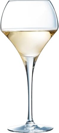 Chef & Sommelier Open Up - Wine Glass 37cl - Set of 6 - Made of Krysta Crystal Glass - Reinforced Packaging - Shine, Transparency and High Durability, Clear
