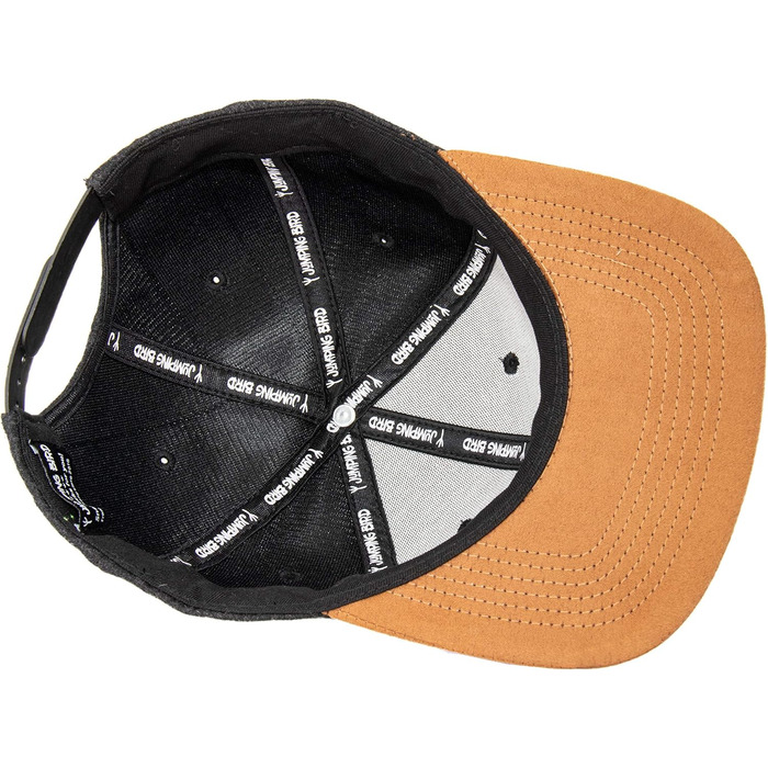 Кепка бейсболка Jumping Bird • Унісекс • Знімний козирок • Фетр • Антрацит