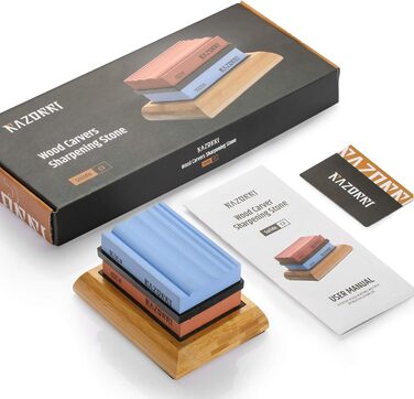 Набір алмазних точильних каменів Razorri C3 для заточування та полірування металевих лез (400/1000, 3000/8000 grit)