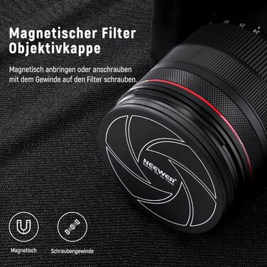 NEEWER Набір фільтрів ND 62mm 5-в-1: ND1000, CPL, UV, адаптер, кришка + сумка (62мм)