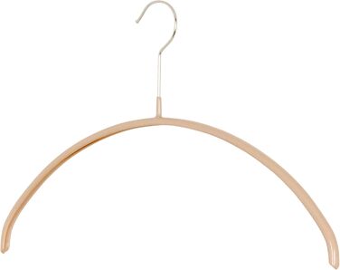 MAWA Children's Clothes Hangers, 10-Piece Set, Space-Saving and Non-Slip Top Hangers for T-Shirts and Sweaters, 360° Swivel, High-Quality Non-Slip Coating, 30 cm, Black