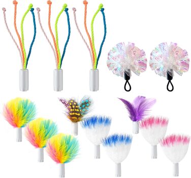 GoldenSun Cat Toy, Rechargeable, Interactive 4-in-1 Toy for Indoor Use, Hide-and-Seek Toy for Kittens, Whack-a-Mole Motion, Electronic Cat Toy for Exercise (Colorful Feathers)