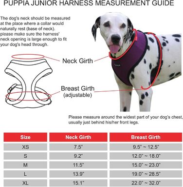 Нашийник для собак Пуппія Джуніор - XS, Рожевий - М'який та легкий, для цуценят та маленьких собак, анти-тягнучий