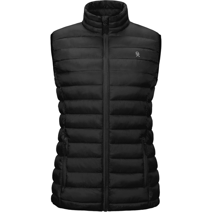 Жіночий теплий пуховий жилет itte Donkey Andy для туризму, подорожей та повсякденного носіння (Verdünner Schwarz, XS)