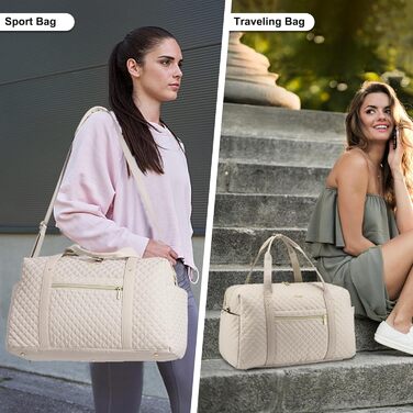 Спортивна сумка LOVEVOOK для жінок з відділенням для ноутбука, 35л. Ідеальна для подорожей, спортзалу та відпочинку.