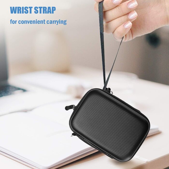 Чохол ProCase для SSD Samsung T7/T7 Touch (500GB, 1TB, 2TB) - Захисний кейс з силіконовою вставкою, чорний