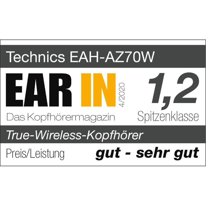 Навушники бездротові Technics EAH-AZ70WE-S Premium з шумозаглушенням, сріблясті