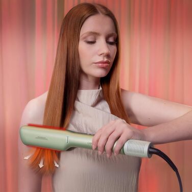 Випрямляч для волосся Cecotec AirLisse 2in1 ForceDry з функцією іонізації та холодного повітря, 1000 Вт, чорний