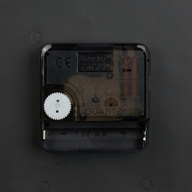 Relaxdays Double-Sided Train Station Clock in Black