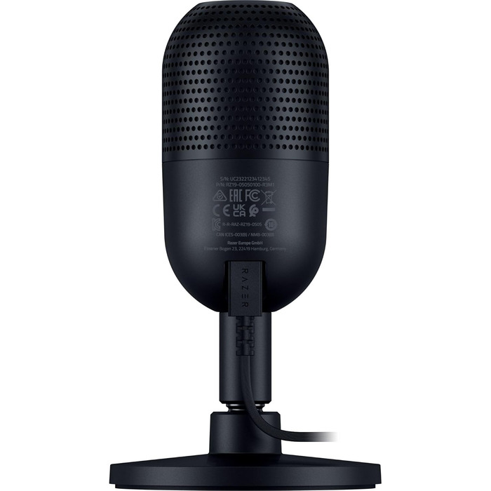 Мікрофон Razer Seiren V3 Mini - компактний USB мікрофон з LED-індикатором та інтегрованим демпфером