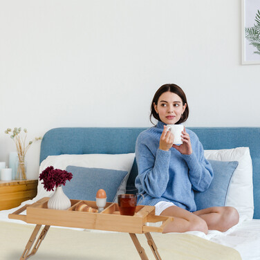 Relaxdays Extendable Bathtub Shelf with Feet