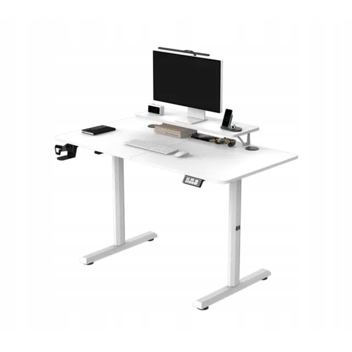 Ігровий стіл Ultradesk HIGHLANDER 120 см, регулювання висоти, білий
