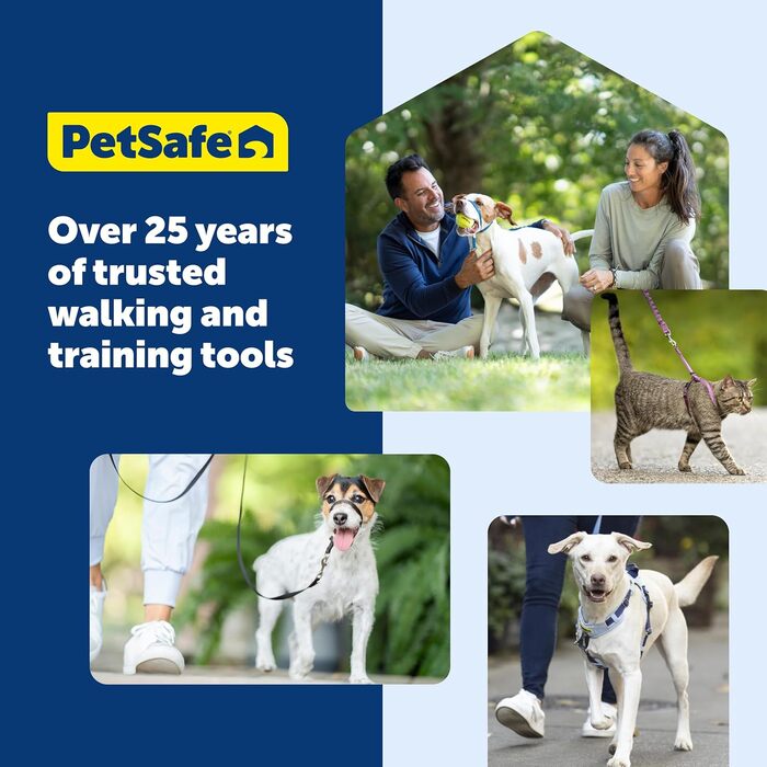 Нашийник для дресирування PetSafe Sanfter Führer, великий (темно-сірий), з DVD