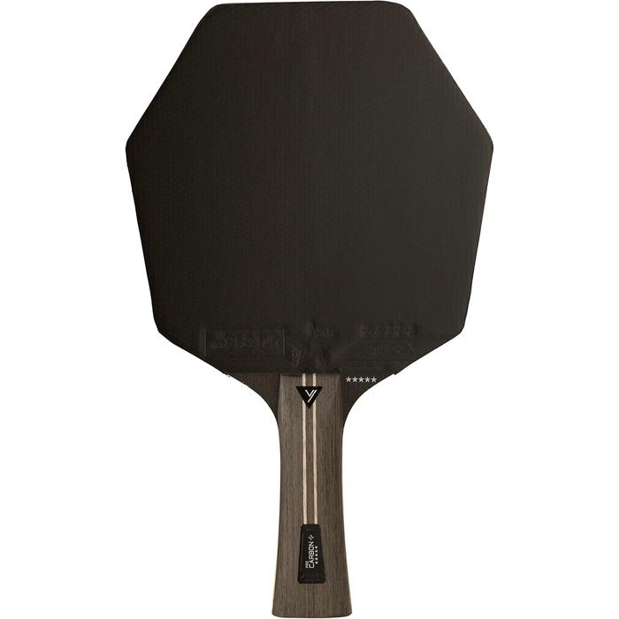 STIGA Pro Carbon+ Cybershape Table Tennis Racket - 5-Star Offensive Paddle for Professional Play