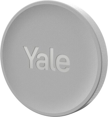 Розумний дверний замок Yale Dot, сріблястий, безключовий доступ через смартфон, віддалене (роз)блокування, сумісний з Yale Linus Smart Lock L2, керування через Yale Home App