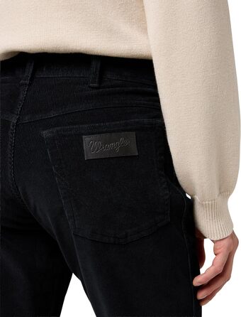Джинси чоловічі Wrangler Texas (36W/32L, Чорні) - класичні прямі джинси з міцного деніму