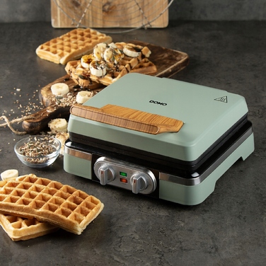 Вафельниця Domo DO9279W, 1520 Вт, зелена