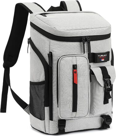 Терморюкзак TUGUAN 30L для пікніка, кемпінгу та пляжу (сірий)