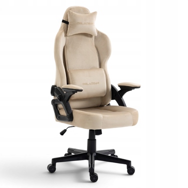 Ігрове крісло Delagear G 450, бежева тканина