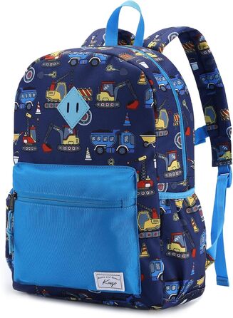 Дитячий рюкзак для школи Kinderrucksack (6-8 років) - водонепроникний, 13 літрів, 29x12x38 см (Automobil)