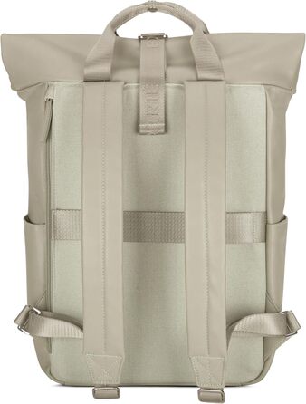 Рюкзак Expatrié Adele: елегантний ролтоп для жінок - універсальний, для роботи, на велосипеді, з відділенням для ноутбука (світло-зелений)