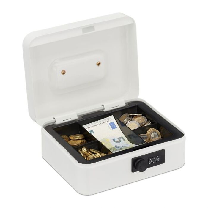 Relaxdays Combination Lock Cash Box