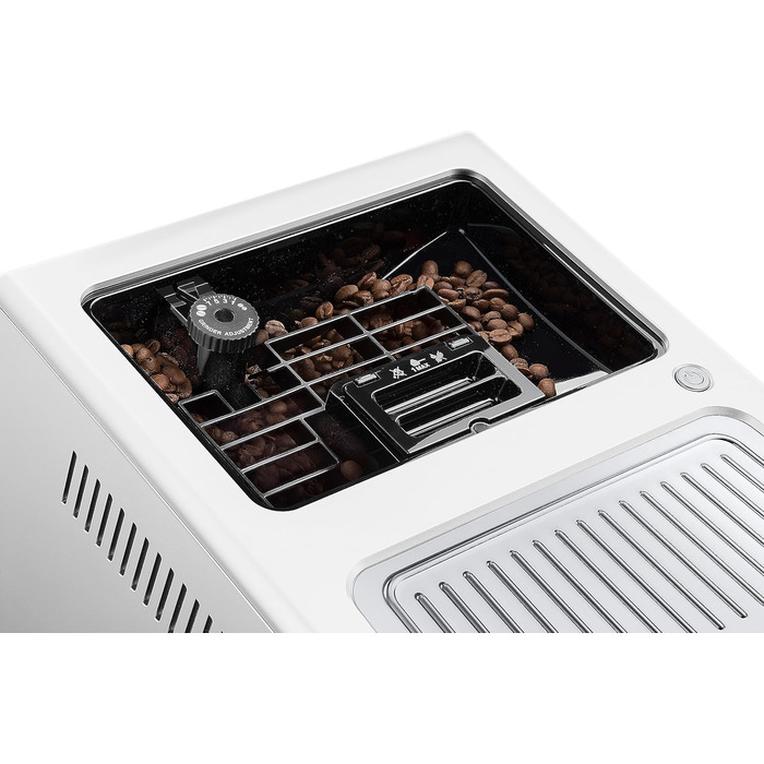 De'Longhi PrimaDonna Class ECAM 550.65.W Fully Automatic Coffee Machine with LatteCrema Milk System, Cappuccino and Espresso at the Touch of a Button, 3.5-inch TFT Color Display and App Control, White