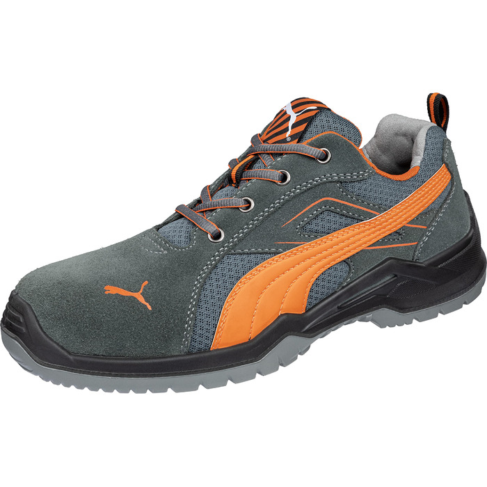 Черевики робочі PUMA SAFETY Omni Low S1P SRC з металевим носком, сіро-помаранчеві, 40 EU