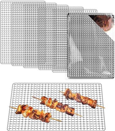 Grill attachment, disposable grill racks, 10 pieces 11.8 X 15.7 - baking racks, grill accessories for outdoor smoker grills