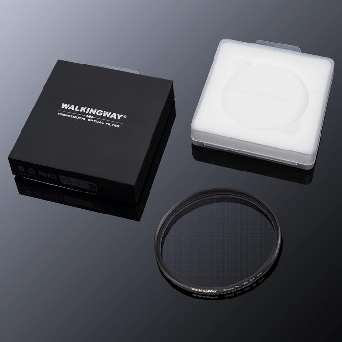 Фільтр для об'єктива камери 77 мм зірковий ефект 6 променів, зірковий фільтр, оптика, зірковий ефект, регульований, алюмінієвий корпус