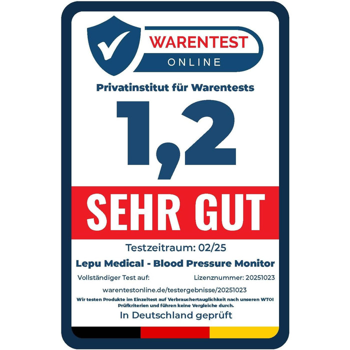 TIGA-MED Armfit Plus: тонометр на плече з Bluetooth, EKG-діагностика, монітор серцевого здоров'я, додаток для iOS та Android