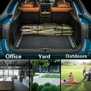 Ліжко-розкладачка Yaheetech для кемпінгу, зелене, до 150 кг, з бічною кишенею та сумкою для транспортування