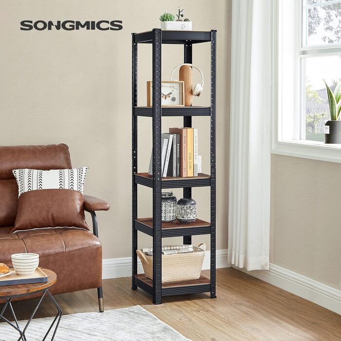SONGMICS 2-Piece Adjustable Shelf Unit