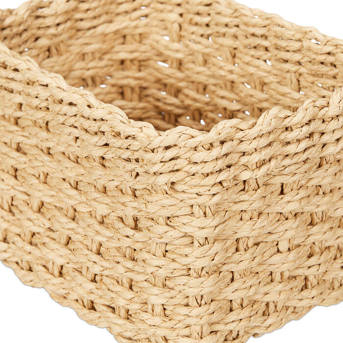 Relaxdays Woven Storage Baskets - 3 Piece Set